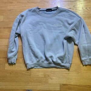 LAST CHANCE OFFER: Alphalete Women's Gray /Blue Sweatshirt